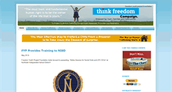 Desktop Screenshot of freedomyouthproject.org
